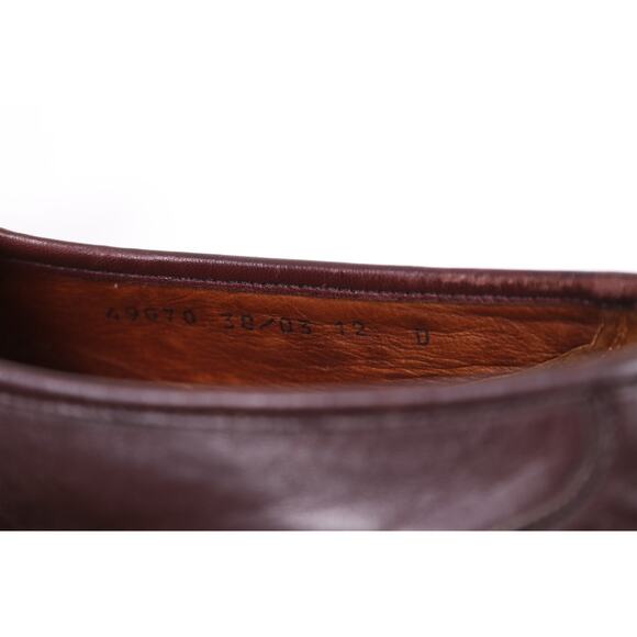 Allen Edmonds Bergamo Brown Penny Loafers Made in Italy 12D - Picture 12 of 12